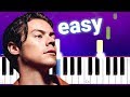 Harry Styles - Falling (100% EASY Piano Tutorial)