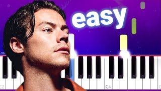 Video thumbnail of "Harry Styles - Falling (100% EASY Piano Tutorial)"