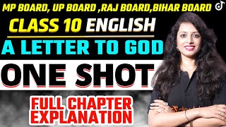 A Letter to God One shot Class 10 English Full Chapter Explanation ✅ Pooja Mam class10english