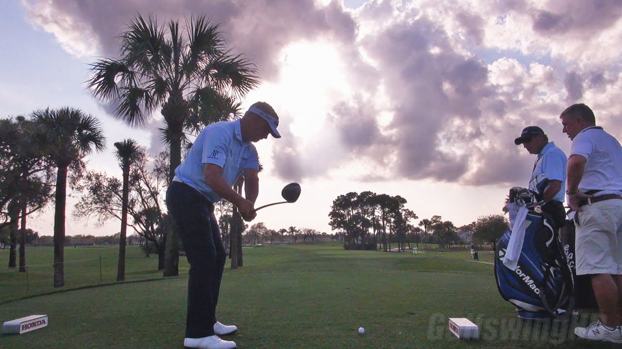 callaway golf DARREN CLARKE - 2014 GOLF SWING 4TH HOLE PGA NATIONAL - REGULAR & SLOW MOTION 1080p HD
