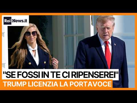 Video Se fossi in te ci ripenserei: Trump licenzia la portavoce