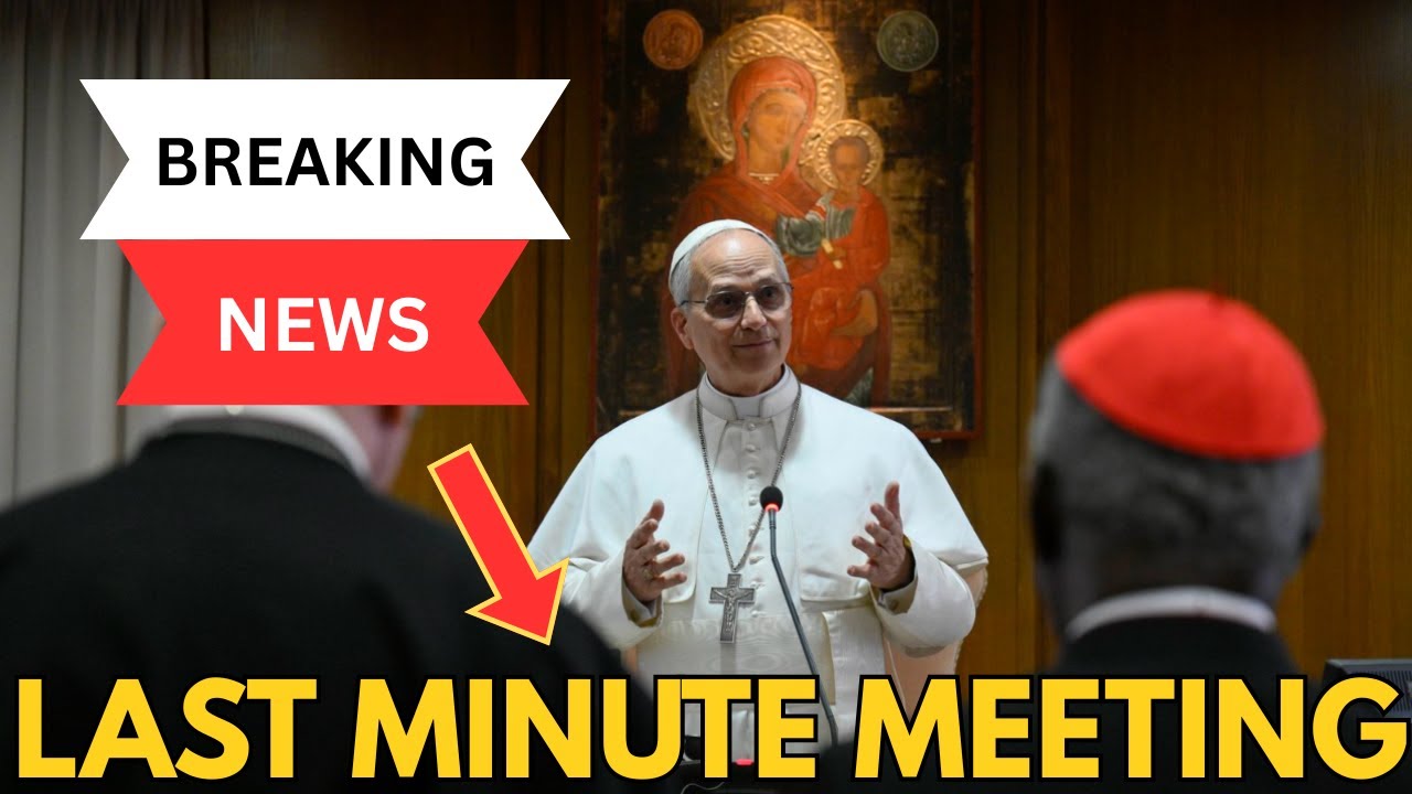 How The Meeting Ended In Chaos After What Pope Leo XIV Said. - YouTube
