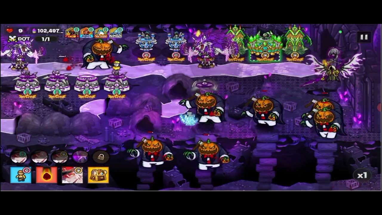 Gate 16 siêu dễ || Gold Tower Defence || GTD