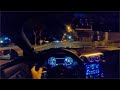 2020 Ford Mustang Bullitt POV Night Drive (3D Audio)(ASMR)