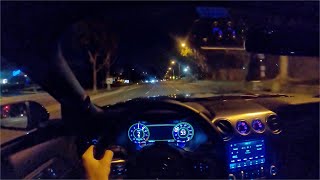 2020 Ford Mustang Bullitt POV Night Drive (3D Audio)(ASMR)