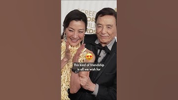 Thumbnail of Michelle Yeoh and James Hong share this CUTE moment during the SAG Awards | HELLO!