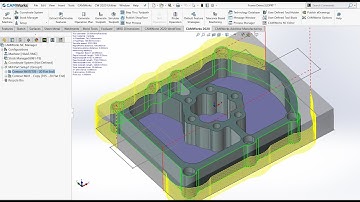 CAMWorks 2 Axis Tutorial- 13 Contain & Avoid Area