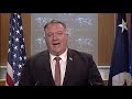 WATCH: Secretary of State Mike Pompeo briefs reporters