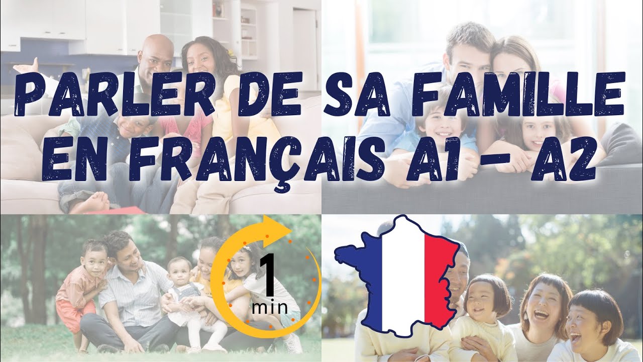French for beginners How to talk about your family? YouTube shorts