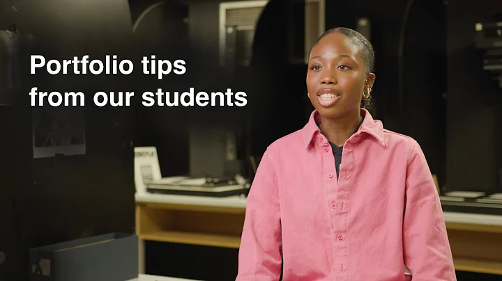 Portfolio advice: Tips from our students