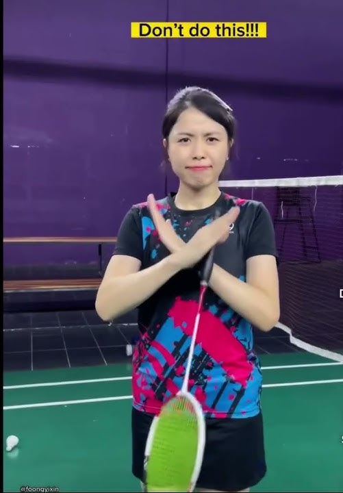 Right way to Drop shot #badminton #badmintonlovers
