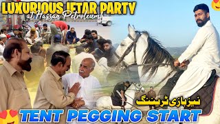LUXURIOUS IFTAR PARTY AT HASSAN PETROLEUM MIRPUR  TENT PEGGING TRAINING START AT MANGLA | VLOG