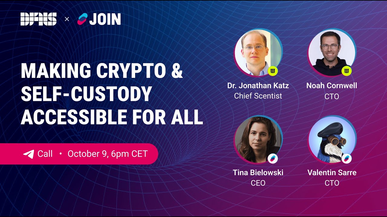 Telegram Call: When Account Abstraction & MPC Unite - Dfns X JOIN  Partnership