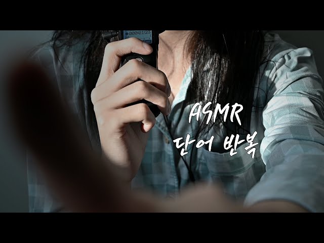 ASMR 짧게 몇 단어 단어 반복