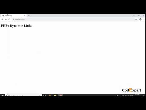 25 Dynamic Links in PHP in Urdu/Hindi | CodExpert | Inam Ullah