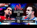 Wilfredo Leon vs Marko Ivovic | Poland vs Serbia | VNL 2021 | Highlights