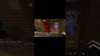 Insane clip vs sweats! #minecraft #bedwarshighlights #bedwars #badlionclient #gaming #minecraft