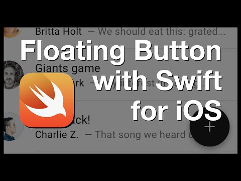 Material Design Floating Button for iOS with Swift