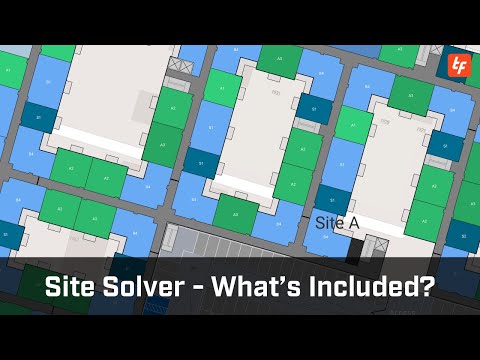 Site Solver - What's Included? - video from Testfit