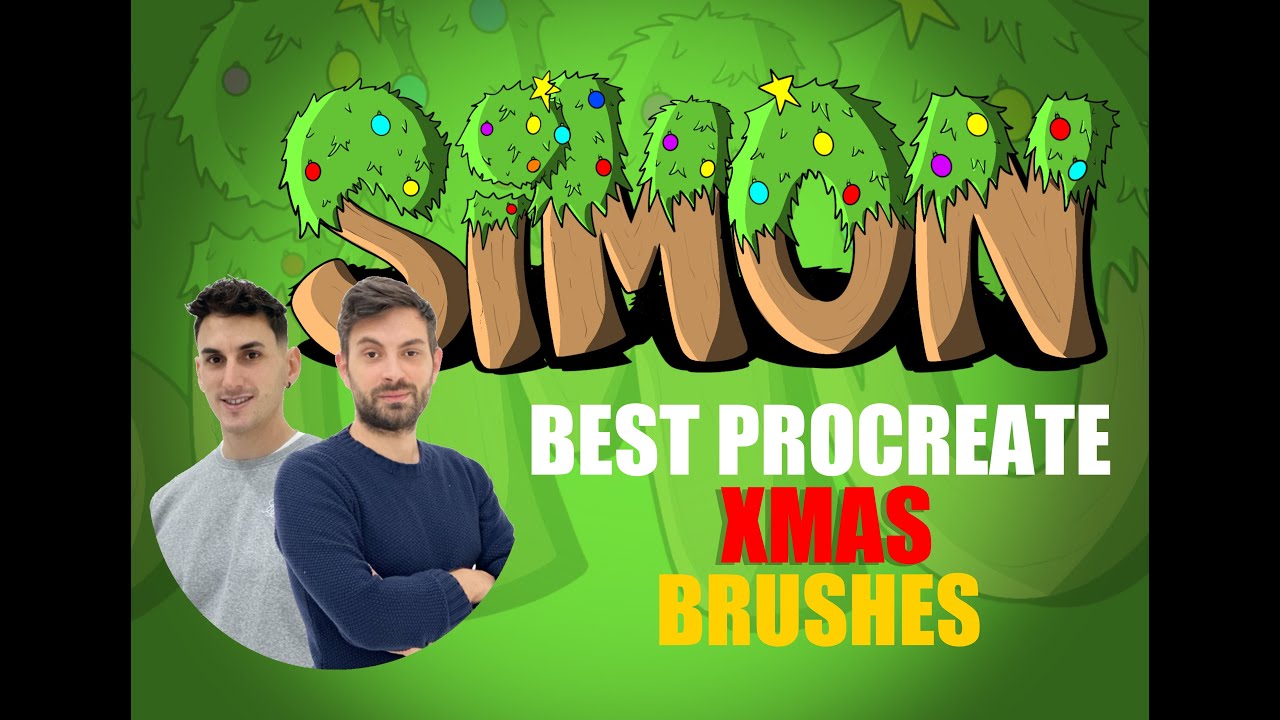 Best Procreate Xmas brushes YouTube