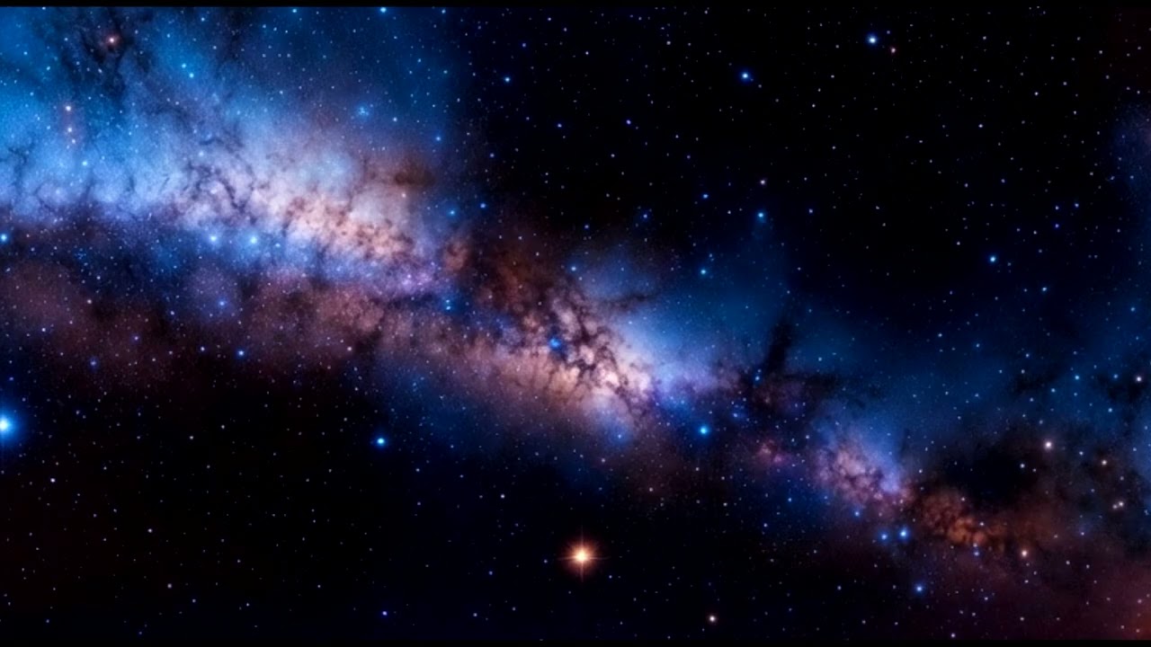 INDIGO GALAXY 🌌 Rhythmic Space Voyage | Star Cluster Ambience | Deep Sleep & Astral Meditation