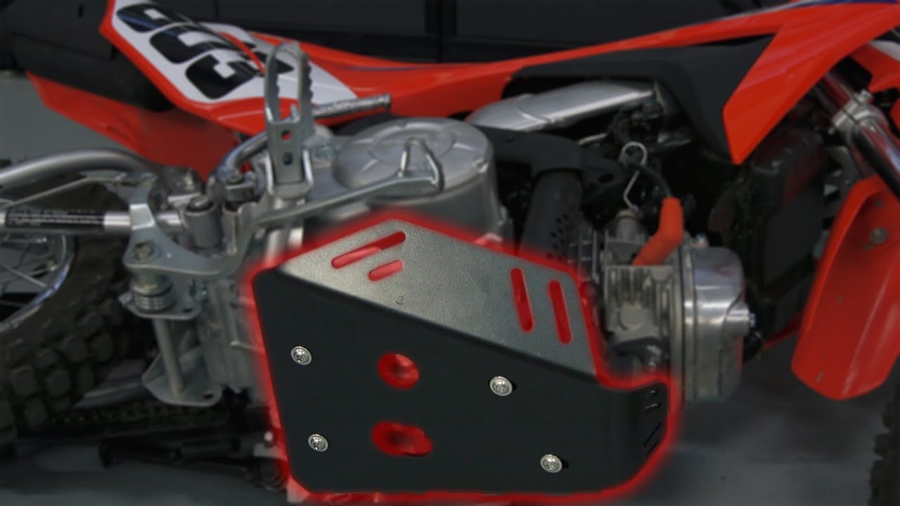 Tusk Aluminum Skid Plate 2019+ Honda CRF110F YouTube