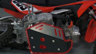Tusk Aluminum Skid Plate | 2019+ Honda CRF110F