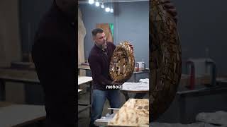 Очень необычная, но невероятно красивая и уникальная технология создания деревянной раковины!