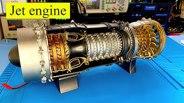 Monteer turbofanmotor, straalmotor, model WS15 [Relax & Decompress]