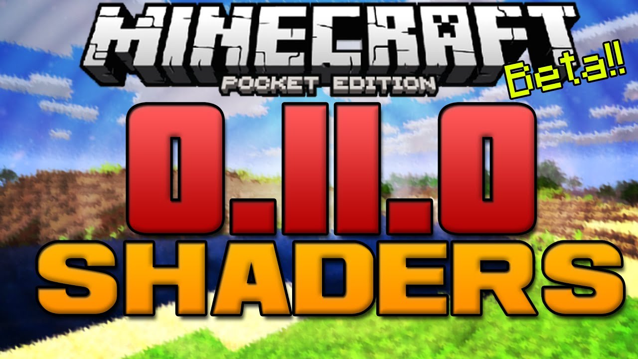 [0.11.1] AMAZING SHADERS!! - Minecraft Pocket Edition - YouTube