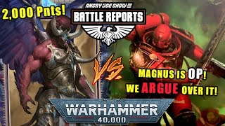 Blood Angels vs Thousand Sons - Warhammer 40K AJ's Battle Reports 10th Edition