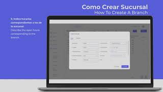 Como crear una sucursal