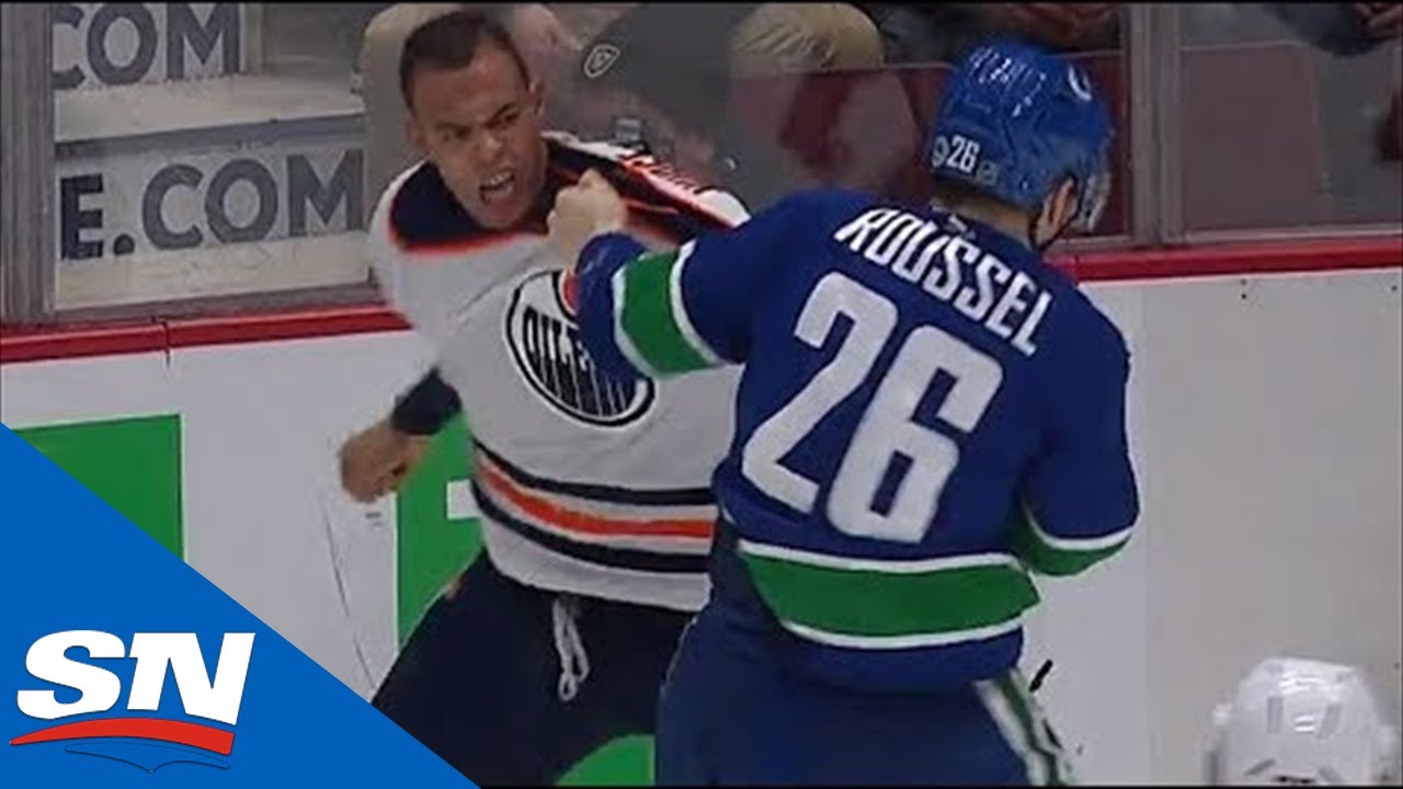 Darnell Nurse And Antoine Roussel Drop The Mitts
