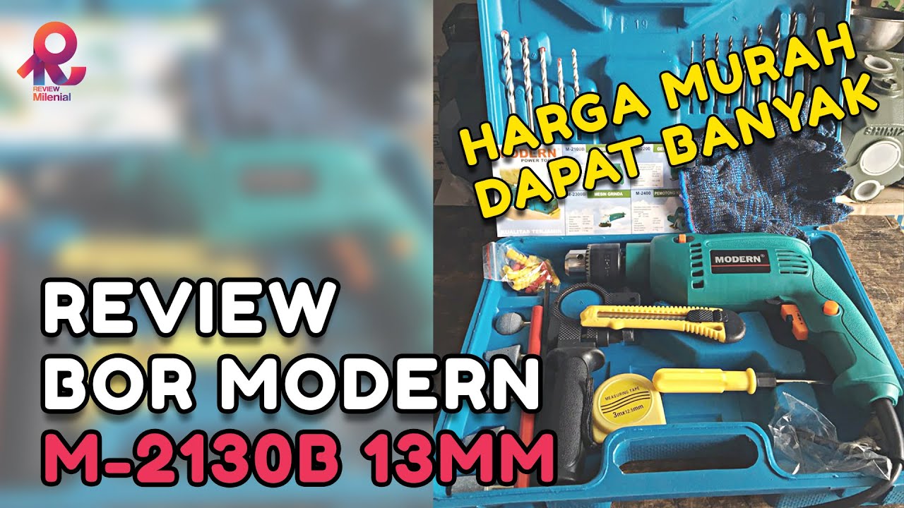 Review Bor Beton Merk Modern M-2130B 13mm 