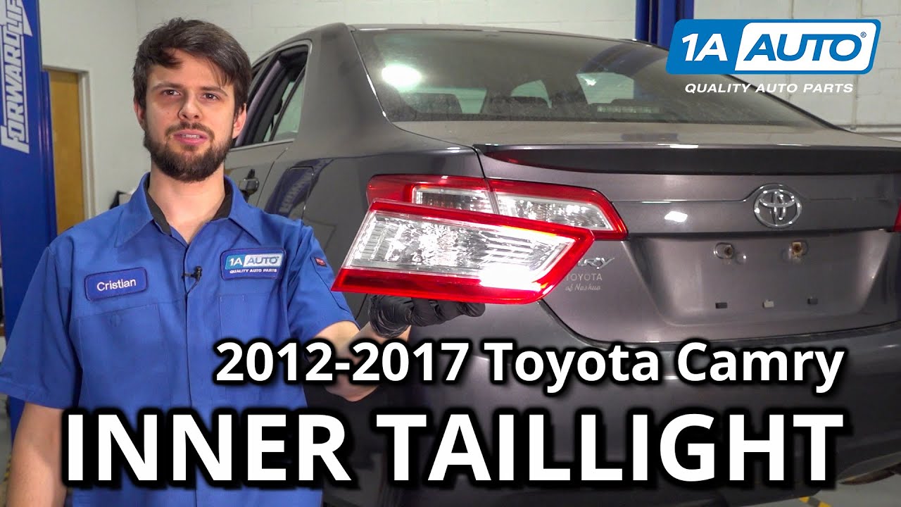 How to Replace Inner Taillight 2012-2017 Toyota Camry