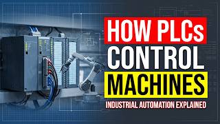 How PLCs Control Machines ⚙️ The Brain of Industrial Automation