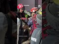 Firefighters give water to rescued dog in Caracas