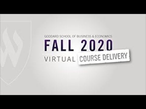 Weber State University's Business School: Virtual Course Delivery Fall 2020