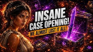 INSANE CASE OPENING! WE ALMOST LOST IT ALL!