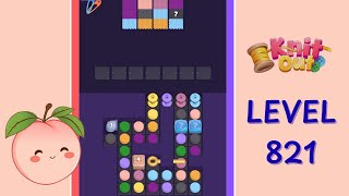 Knit Out Level 821 Walkthrough | Full Gameplay | Very Hard Level 🔥🔥 | HD