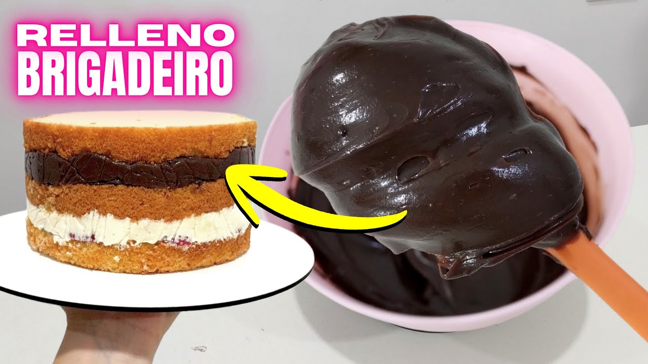 Brigadeiro de Chocolate para Relleno de Tortas NO FALLA🍫