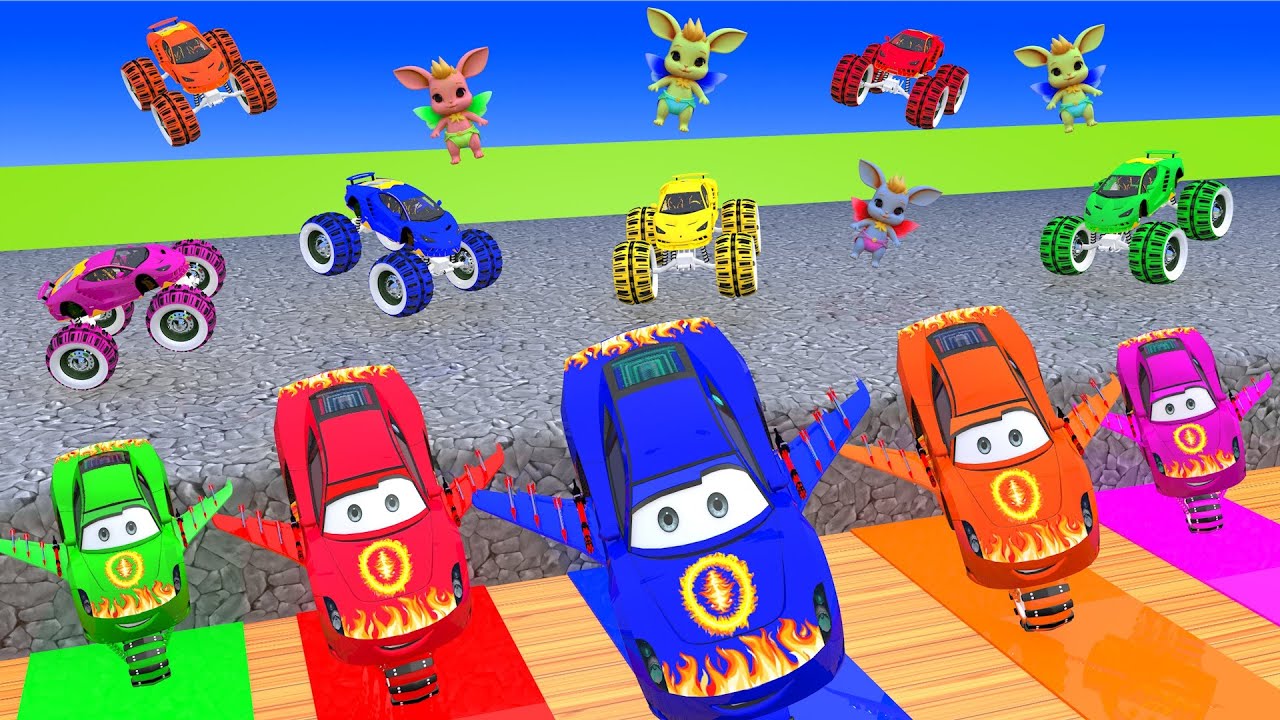 Long Slide Game With Cow Elephant Gorilla Hippopotamus Tiger 3d Animal Game Funny 3d Animals