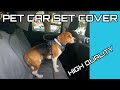 NEW OKMEE Universal Waterproof Dog Car Seat Protector Cover --- Installation &amp; Review