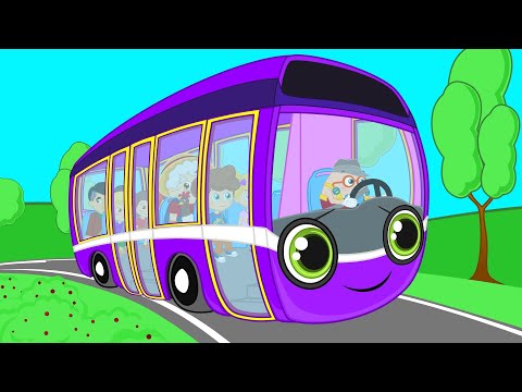 Sevimli Dostlar English | WHEELS ON THE BUS kids songs nursery rhymes for toddlers and babies