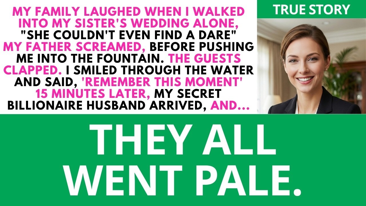 My Family Mocked Me at the Wedding, Then My Billionaire Husband Walked In and ..