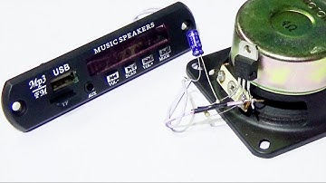 How To Make Simple Audio Amplifier (Using Single Transistor)