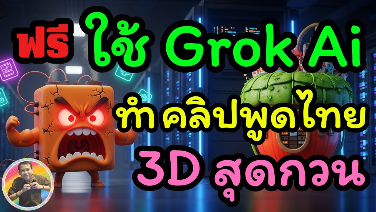 สอนสร้าง การ์ตูน 3D สุดกวน! ด้วย Grok Ai ใช้ฟรี! (ทำในมือถือ) / NAE THACHAKORN