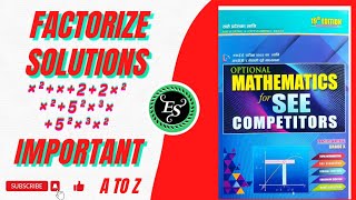 खण्डीकरण समाधान | factorize kasari samadhan garne | How to solve factorize algebraic expression