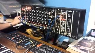 Minimoog#3 - Q960 Sequencer - C958 Quantizer - C961S Gate sequencer