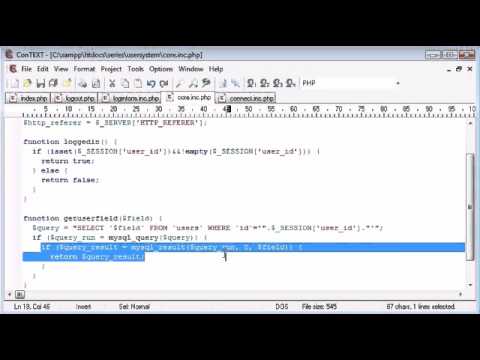 Beginner PHP Tutorial   142   Getting User Data Part 2   YouTube